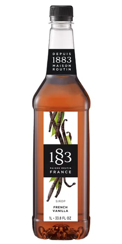 Vista 51 de 1883 Jarabe de Amaretto para bebidas, fabricado en Francia, botella de plástico de 1 litro