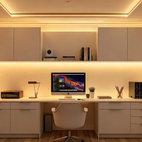Vista 5 de 5mm COB LED Strip Light DC24V Narrow Thin Flexible High Density Uniform 3000K Warm White Cob Strips 400leds/m 16.4FT Dimmable CRI 90+ LED Tape