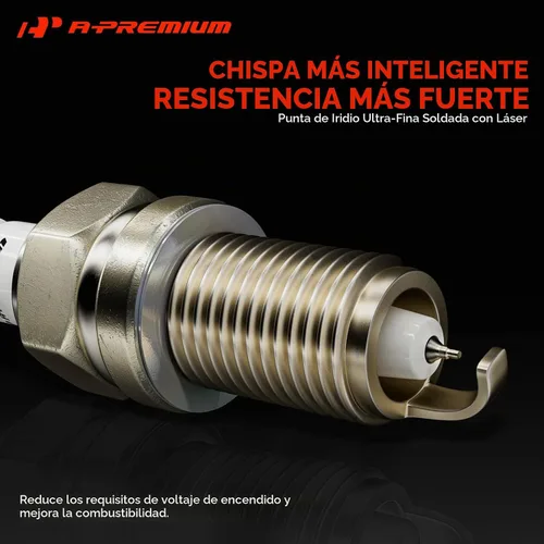 Vista 7 de A-Premium - Paquete de 2 bobinas de encendido y 4 bujías de iridio