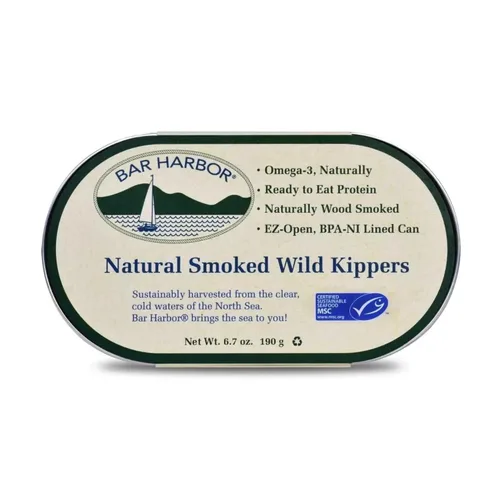 Vista 2 de Bar Harbor Smoked Wild Kippers 6.7 oz (paquete de 3)