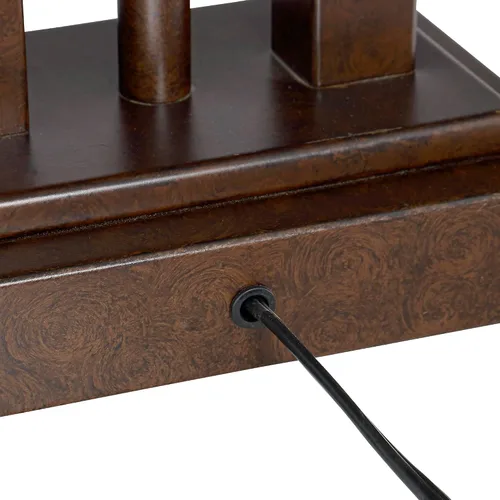 Vista 8 de Deacon - Lámpara de escritorio de 26 pulgadas de alto, cuello de cisne USB bronce