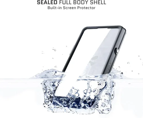Vista 3 de Ghostek NAUTICAL funda delgada para iPhone 14 Plus a prueba de golpes impermeable con protector de pantalla y imán MagSafe con carga inalámbrica