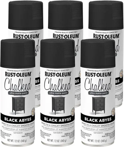Vista 53 de Rust-Oleum 302592 - Pintura a la tiza en aerosol ultramate de 12 onzas (paquete de 1), color gris envejecido