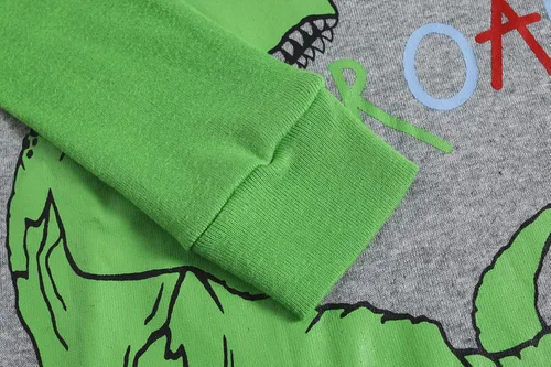 Vista 7 de Dolphin&Fish Pijamas para niños de 4 piezas, ropa de dormir de algodón para niños pequeños