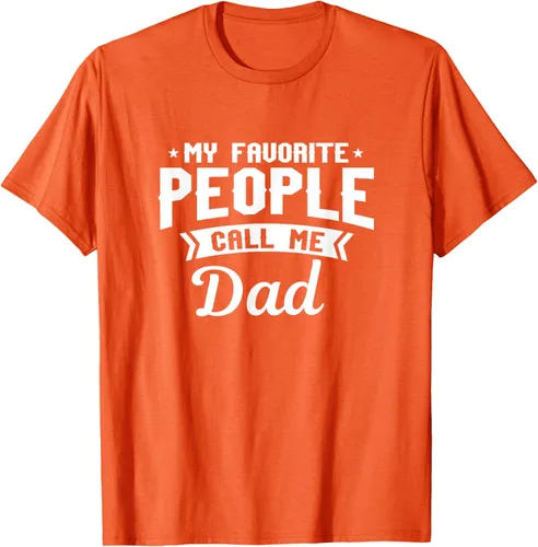 Vista 64 de My Favorite People Call Me Dad - Camiseta divertida, Negro, S