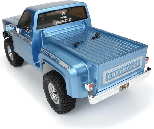 Vista 9 de Axial Camión RC 1/10 SCX10 III Pro-Line 1982 Chevy K10 4WD Rock Crawler cepillado RTR (batería y cargador no incluidos), AXI03029, azul