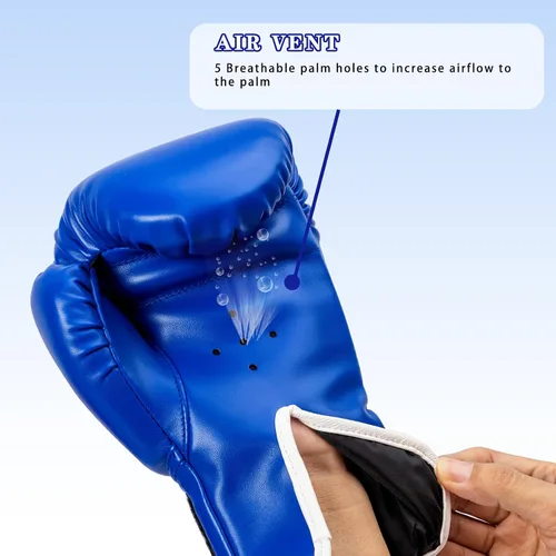 Vista 3 de Kids Boxing Gloves for Kids Boys Girls Youth Age 6-12 Years Training Gloves for Punching Bag Kickboxing Muay Thai Mitts MMA