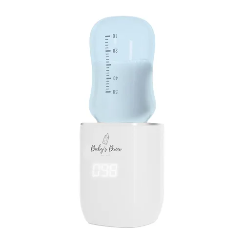 Vista 13 de Baby'S Brew Calentador de biberones portátil, calentador de biberones inalámbrico para leche materna y fórmula, calentador de leche de viaje