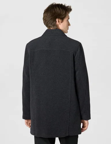 Vista 3 de Cole Haan - Abrigo de lana con botones para hombre de felpa para automóvil