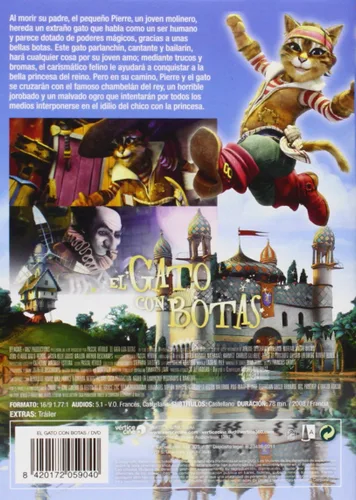 Vista 2 de El Gato Con Botas Import Movie European Format - Zone 2 2009
