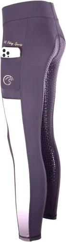 Vista 5 de AK AKRS 6058 - Mallas de equitación transpirables con agarre de silicona para asiento completo, color arcoíris