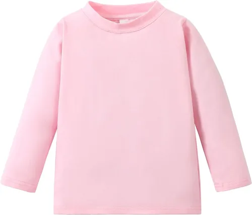 Vista 17 de Magic Park 6M-14Y Camiseta de manga corta y larga para bebés, camiseta de manga larga para niños, camisetas de color sólido para niños y niñas