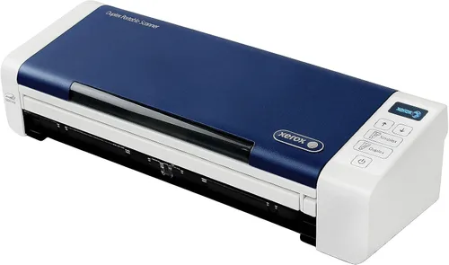 Vista 4 de Xerox Escáner de documentos portátil dúplex, escáner portátil dúplex Xerox dúplex, azul y blanco