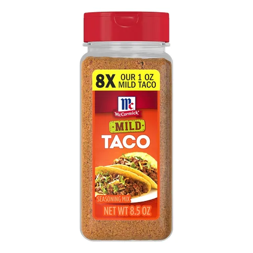 Vista 12 de McCormick Classic Taco Seasoning Mix Packet, suave, 1 onza (paquete de 24)