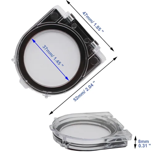 Vista 4 de Cubierta de botón de alimentación para ascensor, protector de interruptor de botón a prueba de polvo y seguridad para computadora PC, lavavajillas