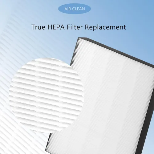 Vista 3 de Juego de 2 filtros de repuesto Air400 True HEPA compatibles con purificador de aire Bissell Air400, filtros y prefiltros HEPA 2521, filtros