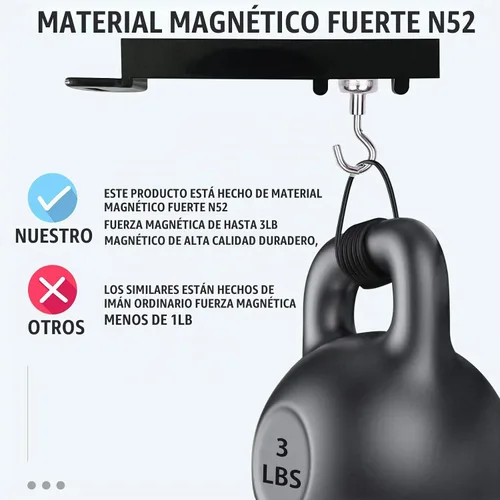 Vista 2 de Herramienta magnética de seguridad con gancho para pared