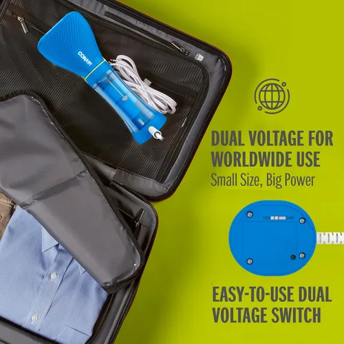 Vista 6 de Conair Vaporizador de Prendas de Mano para Ropa - Vapor Potente: Tamaño Pequeño, Gran Potencia - Ideal para el Hogar, la Oficina o los Viajes