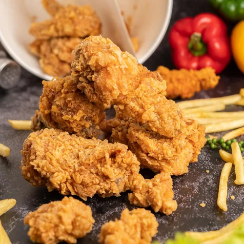 Vista 6 de Calhoun Bend Mill Miss Haddie's - Mezcla de pollo para papas fritas, estilo sureño, revestimiento de pollo crujiente para freír, empanar y hornear