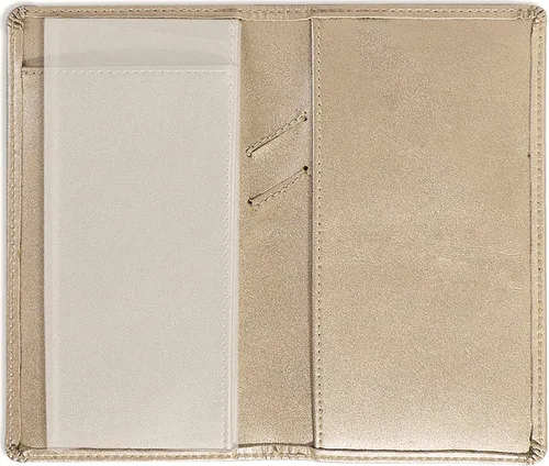 Vista 24 de Sanlykate Funda de libro de cheques de cuero para hombres y mujeres, estuche de libro de cheques con bloqueo RFID con tarjetero y divisor gratuito