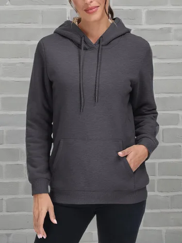 Vista 92 de MAGCOMSEN Sudaderas con capucha para mujer, con forro de sherpa, de vellón, para invierno, cálido, pesado, de algodón, con bolsillo