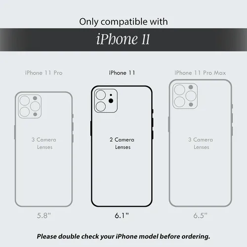 Vista 6 de Cocomii - Funda rectangular compatible con iPhone 11 - mármol natural, patrón atemporal, brillante, para mujeres, niñas, hombres, funda protectora