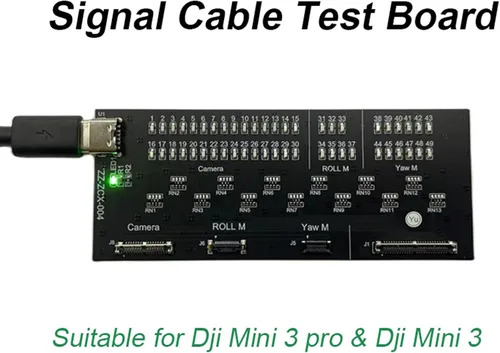 Vista 2 de Herramienta de prueba de cable de señal cardán adecuada para DJI Mavic Mini 3/Mini 3 Pro/Dji Mini 4 Pro Drone PTZ Cable plano Roll Axis Tester