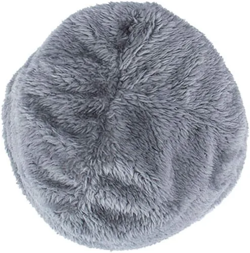 Vista 3 de Gorro de invierno para hombre y mujer, gorro de punto grande con forro polar grueso para uso diario