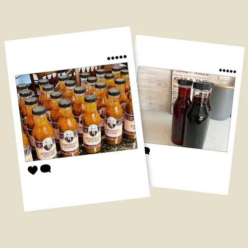 Vista 7 de Paquete de 12 botellas de vidrio para salsa picante de 12 onzas con tapas herméticas, botellas de vidrio vacías transparentes de 11.8 fl oz