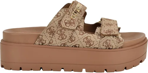 Vista 7 de Guess Sandalias Faxon para mujer Marrón medio