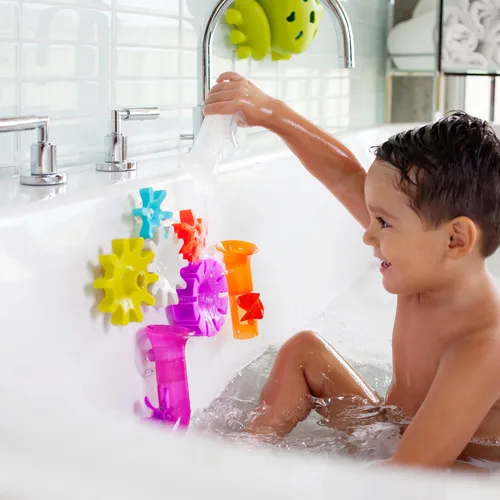 Vista 2 de Boon Tubes - Piezas de construcción de juguete para baño