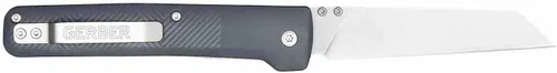 Vista 8 de Gerber Gear Pledge Pocket Knife with Pocket Clip - 3.7" Full Panel Plain Edge Blade Folding Knife - EDC Gear and Equipment Azul (Urban)