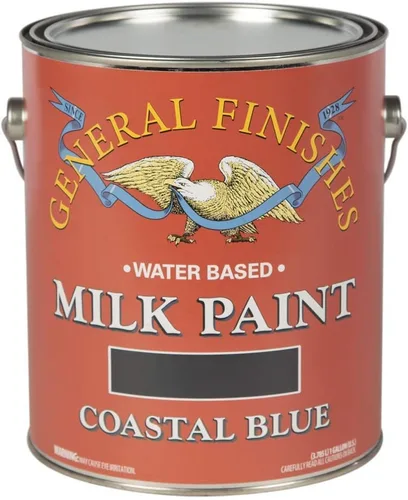 Vista 5 de General Finishes Pintura de leche a base de agua, 1 pinta, blanco antiguo