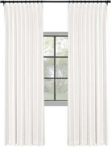 Vista 12 de Fcosie Juego de 2 paneles de cortinas opacas extralargas de 120 pulgadas de largo, cortinas de doble capa para oscurecer la habitación, paneles