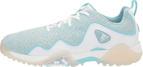 Vista 8 de adidas Zapatos de golf Codechaos 21 Primeblue sin espigas para mujer, White-screaming Pink-gray Two, B (W) Standard