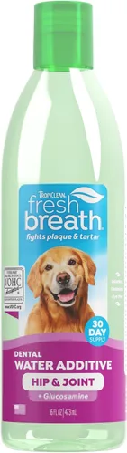 Vista 20 de TropiClean - Aditivo de agua para aliento fresco para cachorros, solución limpiadora de dientes y ambientador de aliento, sin necesidad de pasta