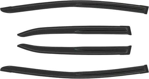 Vista 2 de FINDAUTO Deflector de ventana lateral, protectores de lluvia, deflector de ventana lateral, juego de 4 piezas para Toyota 2014-2019 para Corolla