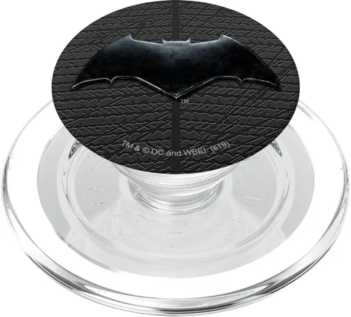 Vista 8 de Justice League Movie Batman Logo PopSockets - Agarre y soporte para teléfonos y tabletas, Negro