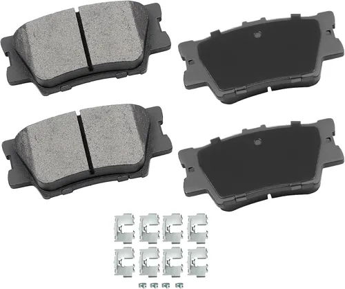 Vista 14 de cciyu - Juego de pastillas de freno de cerámica profesionales delanteras - Para Geo Prizm (1993-1997), Toyota Camry (1992-2001), Celica (1994-1997)