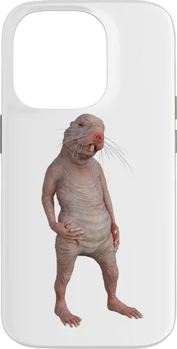Vista 17 de Live Weird - Carcasa para iPhone 17, diseño de ratas topos desnudas