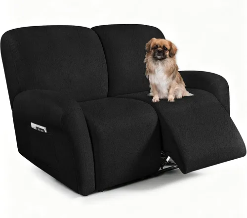 Vista 87 de ANARACHON Fundas para Sillas Reclinables Tipo Cuero, 4 Piezas Funda para Sillón Reclinable Lazy Boy, Protector de Muebles - Funda Suave Lavable