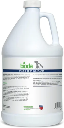 Vista 6 de Bioda Eliminador enzimático de manchas y olores para mascotas, 1 galón