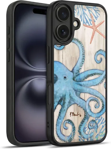 Vista 101 de Head Case Designs Officially Licensed Paul Brent Agate Mermaid Coastal Gel Armor Case [Military Grade Drop Protection] Compatible with Apple iPhone
