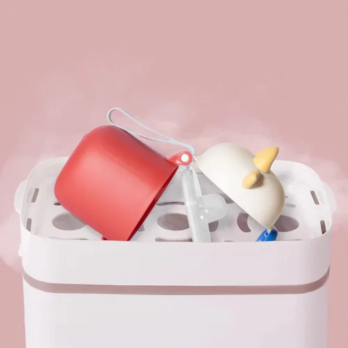 Vista 8 de Bebamour Dosificador de Fórmula para Bebés, Contenedor Portátil para Leche en Polvo y Golosinas de Caramelo con Cuchara y Nivelador, sin BPA