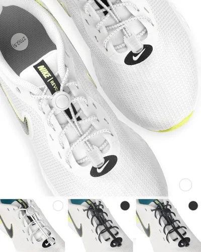 Vista 2 de Cordones elásticos para zapatos sin atar, cordones para adultos y niños, 4 pares, cuerdas de zapatos resistentes para tenis