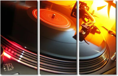 Vista 19 de Lienzo decorativo para pared, diseño de DJ Music Mixes the Track HD impreso en pinturas, 2 piezas, imágenes abstractas para sala de estar, obra