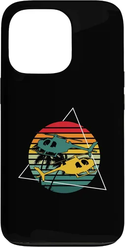 Vista 10 de Retro Helicopters Pilot Aviation Helicopter Case for iPhone 16