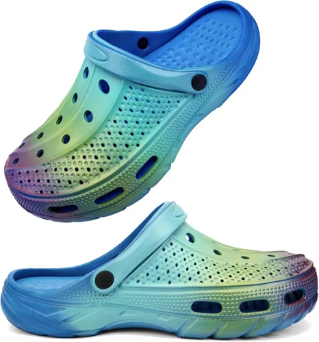 Vista 18 de INMINPIN - Zuecos ortopédicos para mujeres y hombres, con soporte de arco, zapatos de jardín, sandalias con fascitis plantar y plantillas de pies