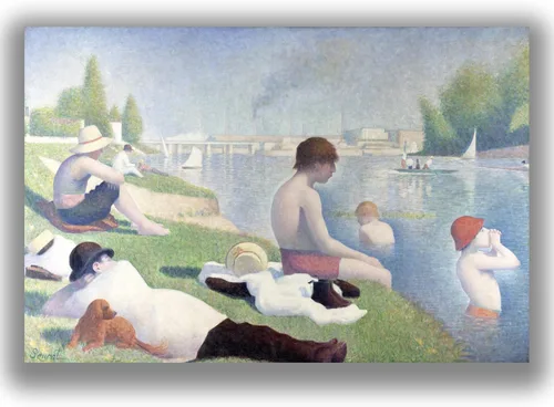 Vista 11 de Pierre-Auguste Renoir - Lienzo decorativo para pared, póster para niñas jugando piano, dos niñas aprendiendo piano. Pintura impresionista.