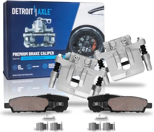 Vista 13 de Detroit Axle - Kit de freno delantero para Ford F-150 2010-2011, Ford Expedition Lincoln Navigator 2010-2021, repuesto de pastillas de freno